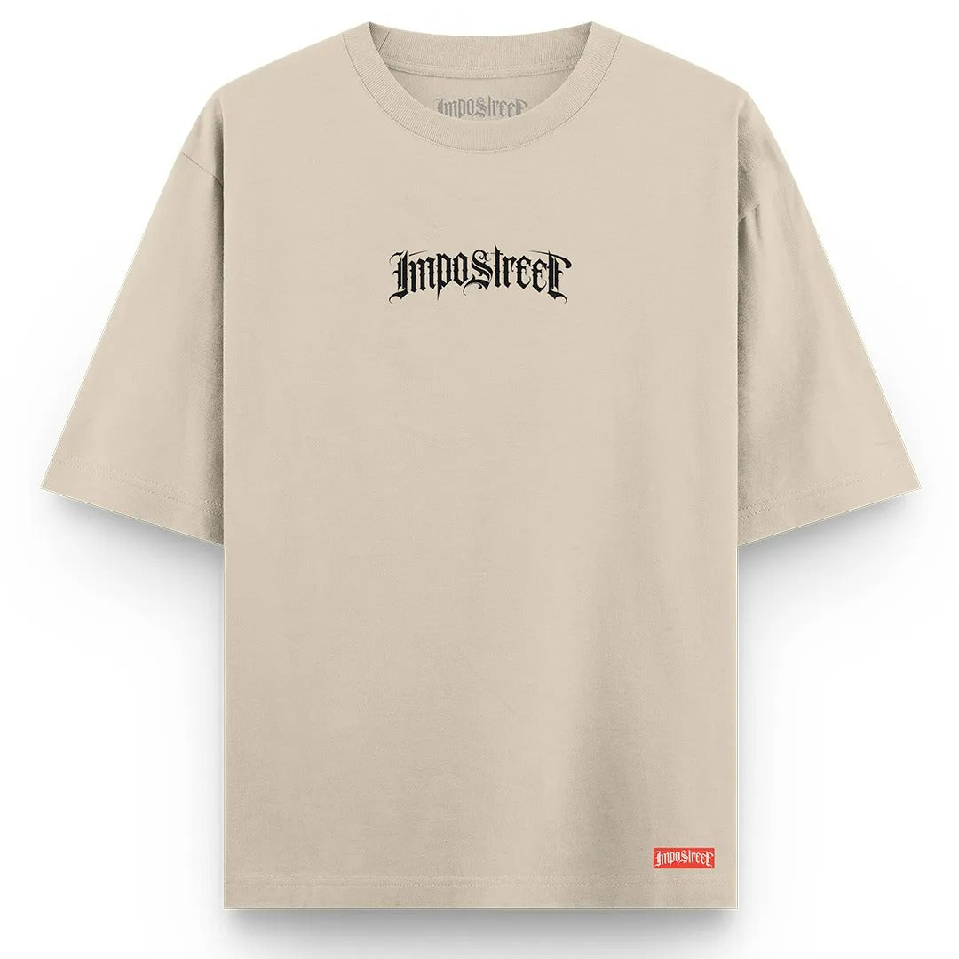 Camiseta Heavy Oversized Logo Lettering
