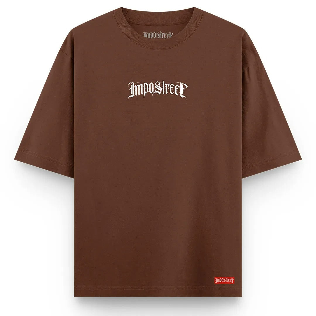 Camiseta Heavy Oversized Logo Lettering