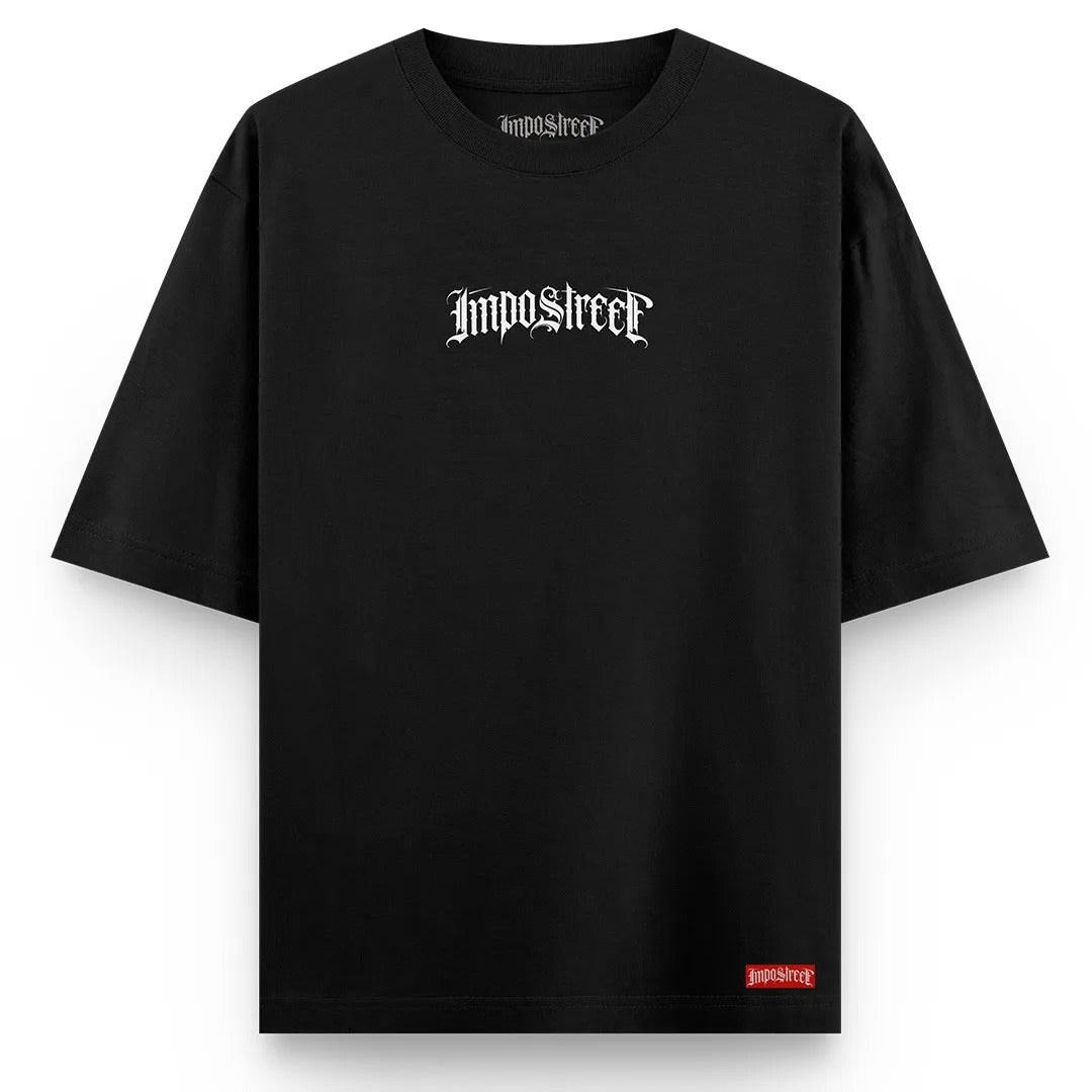 Camiseta Heavy Oversized Logo Lettering