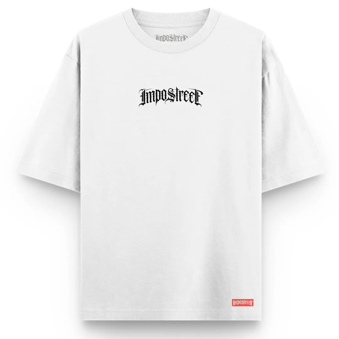 Camiseta Heavy Oversized Logo Lettering