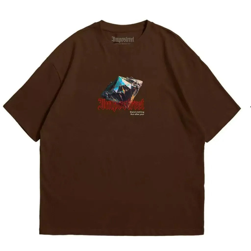 Camiseta Street Heavy Oversized Diamond Run After Your