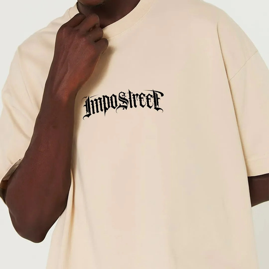 Camiseta Heavy Oversized Logo Lettering