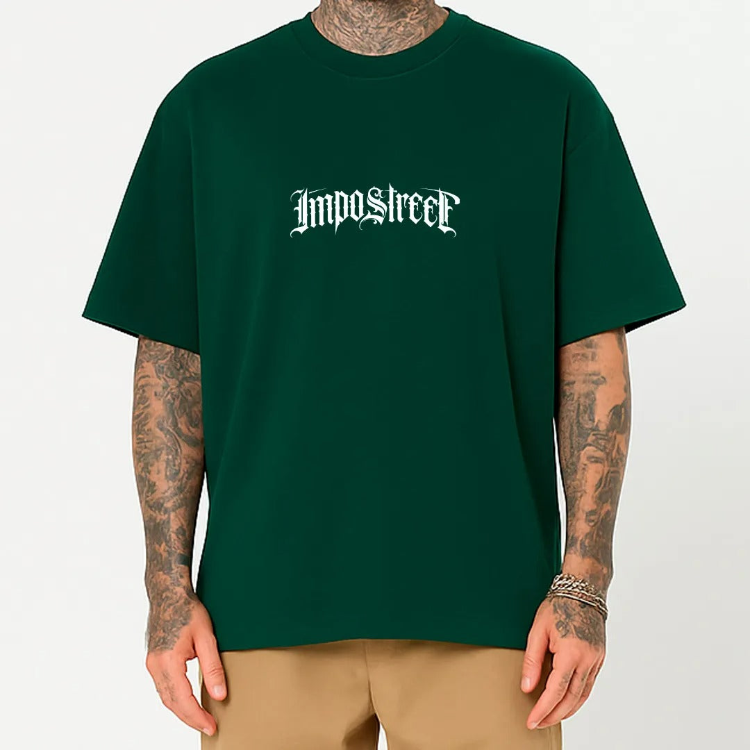 Camiseta Heavy Oversized Logo Lettering
