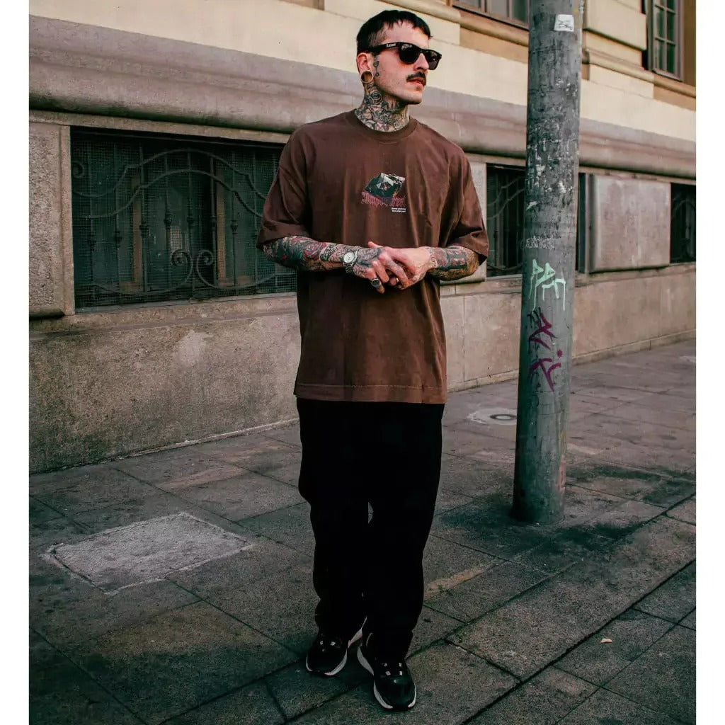 Camiseta Street Heavy Oversized Diamond Run After Your
