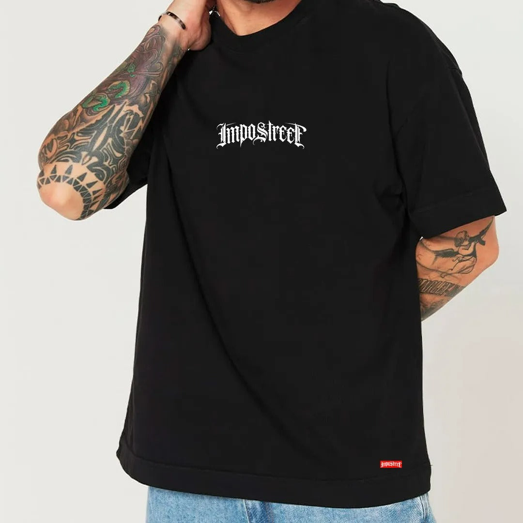 Camiseta Heavy Oversized Logo Lettering